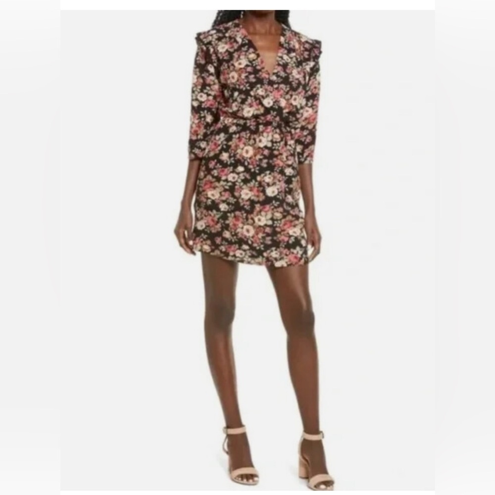 FRAICHE by J Floral Print Mini Dress